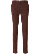 Etro - Polka Dot Jacquard Trousers - Women - Cotton/polyester/spandex/elastane/polyimide - 40, Cotton/polyester/spandex/elastane/polyimide