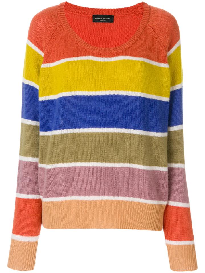 Roberto Collina Striped Jumper - Multicolour