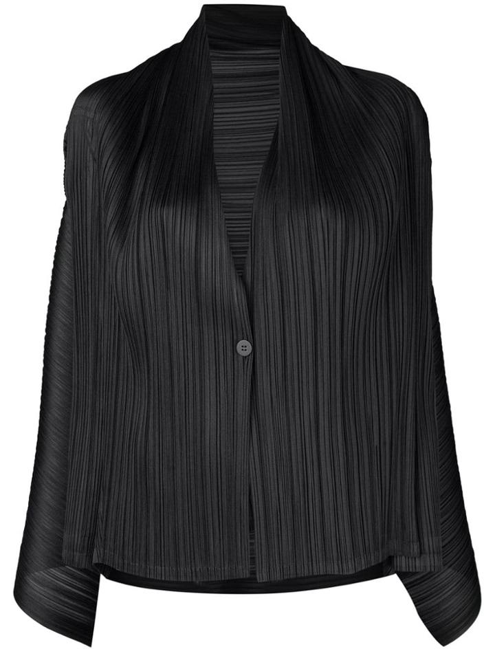 Pleats Please By Issey Miyake November Cape - Black