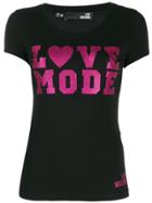Love Moschino Love Mode T-shirt - Black