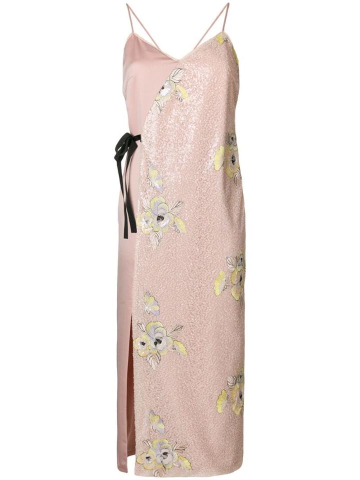 Three Floor Slim Pin Dress - Neutrals