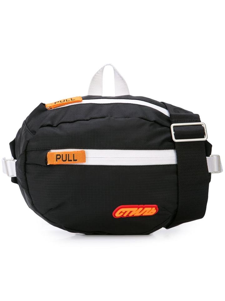 Heron Preston Pull Tab Belt Bag - Black