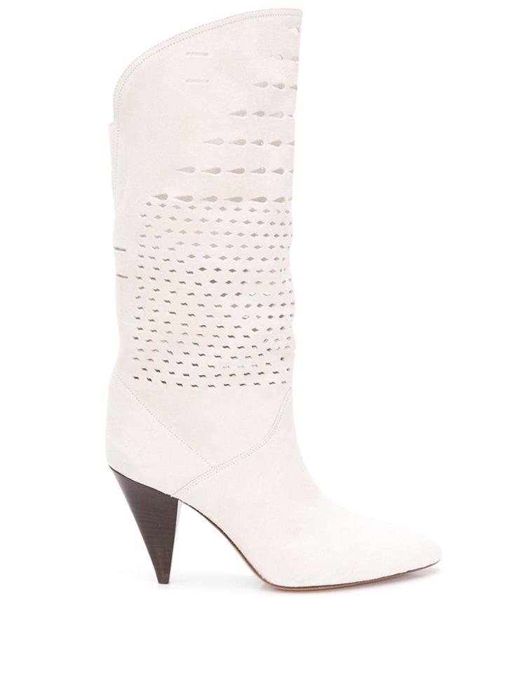 Isabel Marant Pointed Toe Boots - White