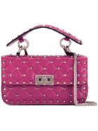 Valentino Valentino Garavani Rockstud Spike Crossbody Bag, Women's, Pink/purple, Calf Leather/metal (other)