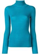 P.a.r.o.s.h. Slim Fit Polo Neck - Blue