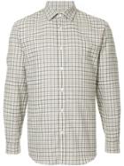 Gieves & Hawkes Long Sleeved Checked Shirt - Brown
