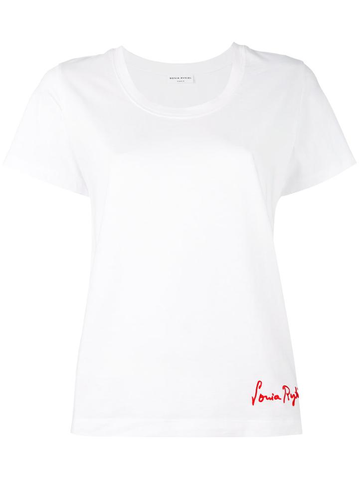 Sonia Rykiel - Classic T-shirt - Women - Cotton - Xs, White, Cotton