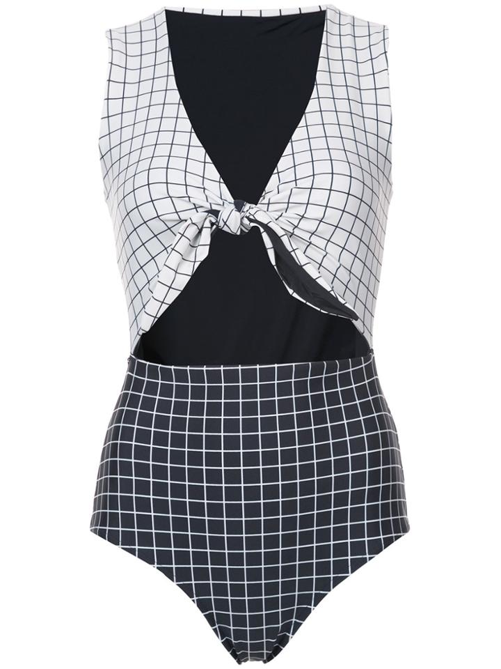 Osklen Patterned One-piece - Black
