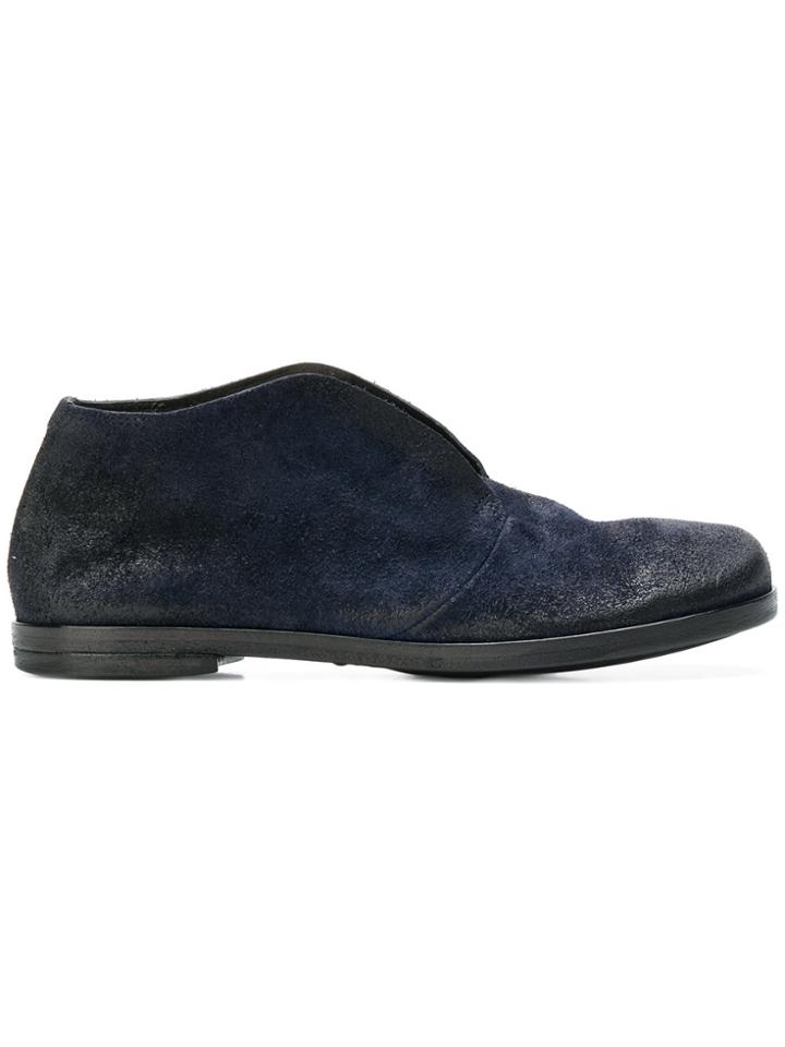 Marsèll Distressed Ankle Boots - Blue