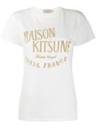 Maison Kitsuné Logo Patch T-shirt - Neutrals