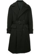 Juun.j Midi Trench Coat - Black