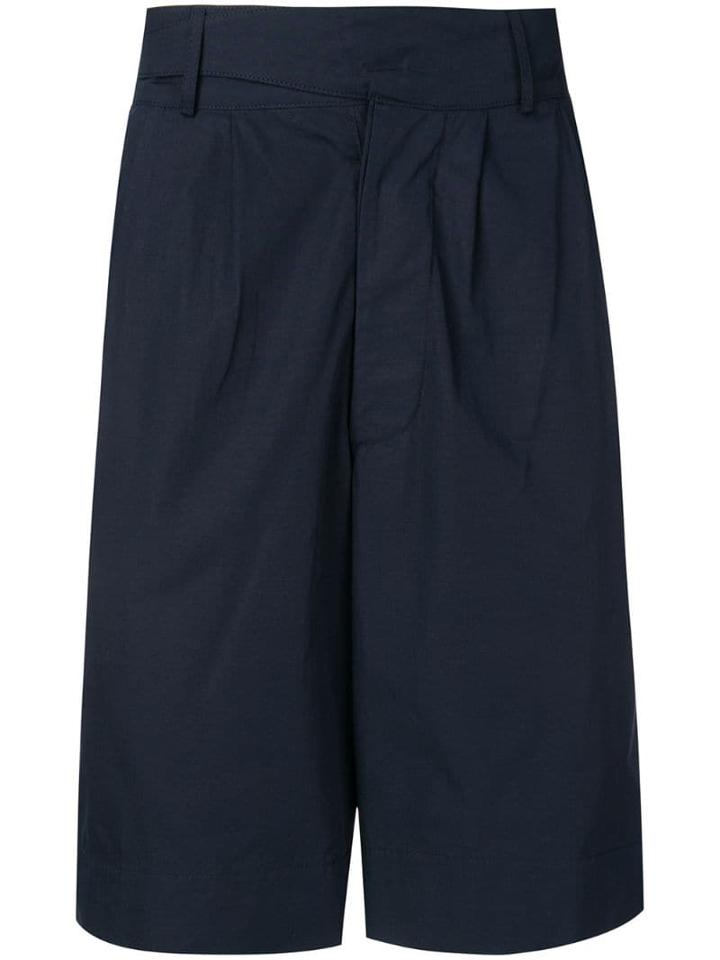 Katharine Hamnett London Classic Cargo Shorts - Blue