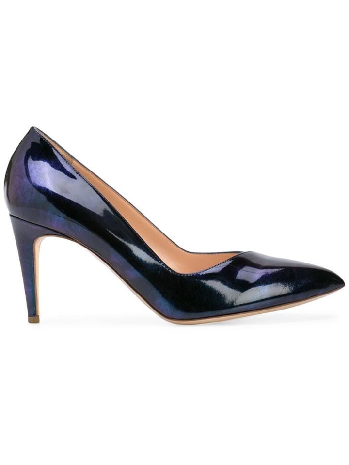 Rupert Sanderson Pointed Toe Pumps - Pink & Purple