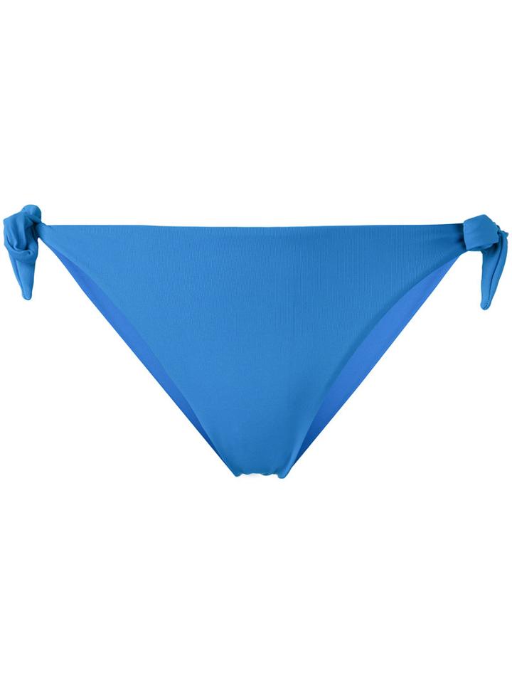 Mc2 Saint Barth - Yali Bikini Bottoms - Women - Polyamide/spandex/elastane - M, Blue, Polyamide/spandex/elastane