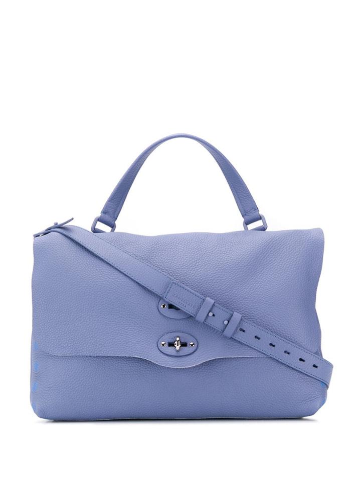 Zanellato Embroidered Tote Bag - Blue