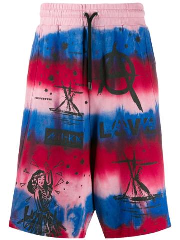 Mauna Kea Gradient Print Shorts - Pink
