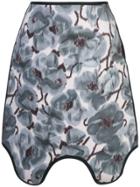 Calvin Klein Floral Patterned Skirt - Blue
