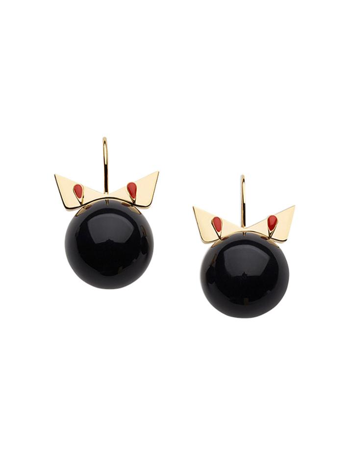 Fendi Crystal Wonder Earrings - Metallic