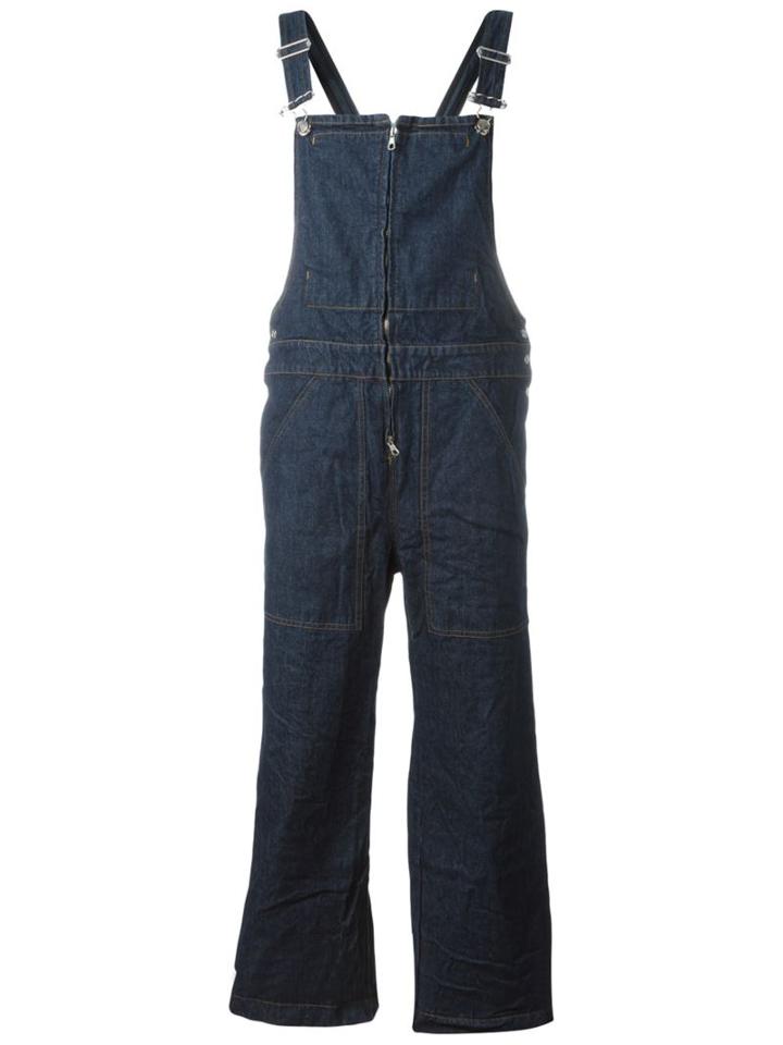 Walter Van Beirendonck Vintage 'crinkles' Denim Dungarees
