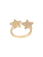 Alinka 'stasia' Double Star Diamond Ring - Metallic