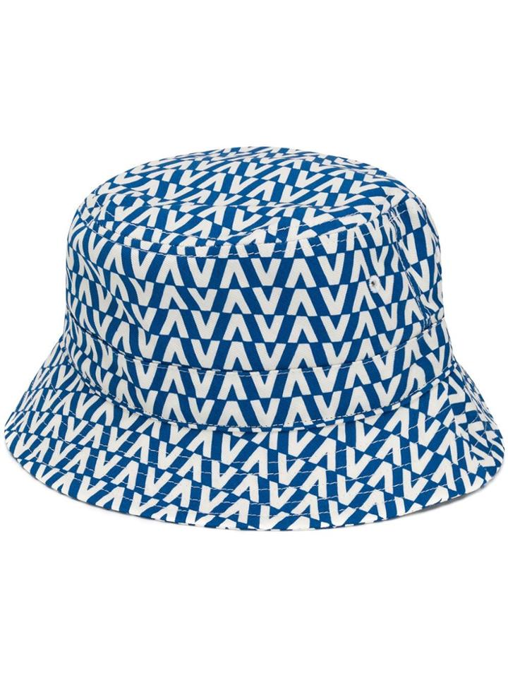 Valentino Optical V Bucket Hat - Blue