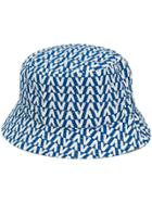 Valentino Optical V Bucket Hat - Blue