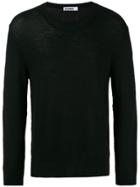 Jil Sander Plain Knit Sweater - Black