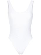 Amir Slama Knit Swimsuit - White