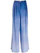 Raquel Allegra Ombré Keaton Trousers - Blue