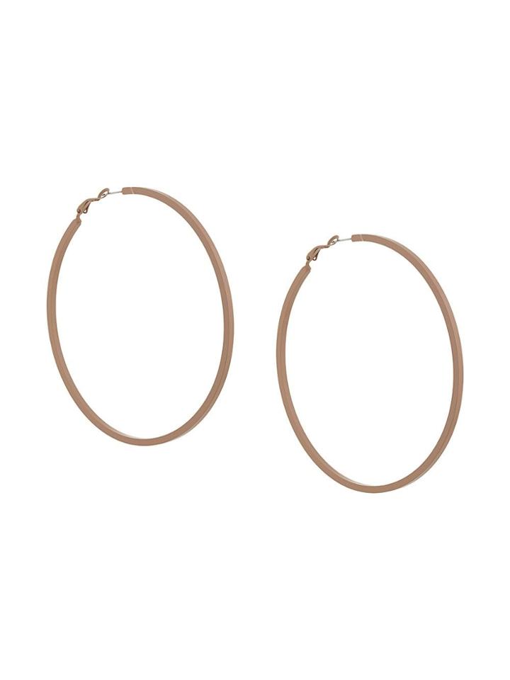 G.v.g.v. Colour Hoop Earrings - Nude & Neutrals