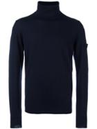 Oamc Turtle Neck Jumper, Men's, Size: Xl, Blue, Polyamide/viscose/virgin Wool