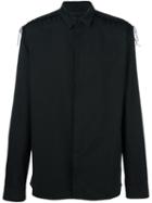 Haider Ackermann Shoulders Detail Shirt, Men's, Size: Large, Black, Cotton
