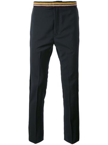 Grace Wales Bonner - Knitted Waistband Trousers - Men - Mohair/virgin Wool - 46, Black, Mohair/virgin Wool