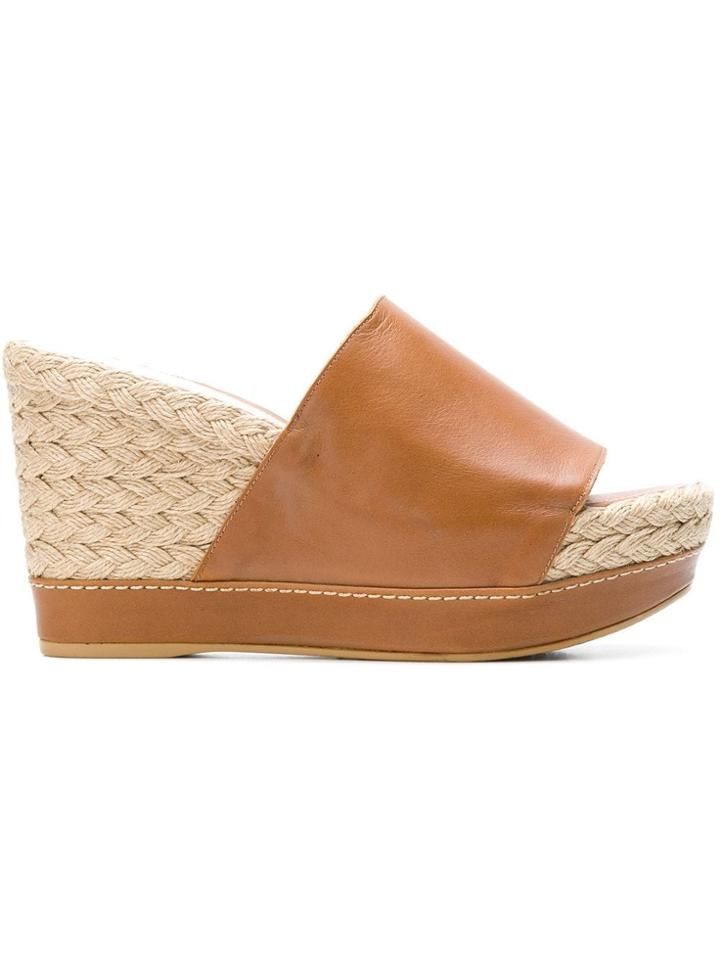 Stuart Weitzman Slip-on Sandals - Brown