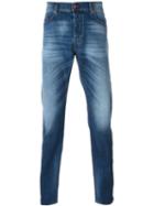 Diesel Faded Jeans, Men's, Size: 36, Blue, Cotton/spandex/elastane