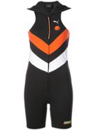 Fenty X Puma Hooded Zip-front Leotard - Black