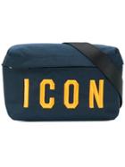 Dsquared2 Icon Embroidered Belt Bag - Blue
