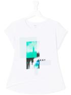 Dkny Kids - Printed Design T-shirt - Kids - Spandex/elastane/viscose - 16 Yrs, White