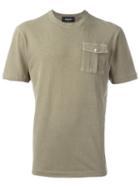 Dsquared2 Chest Pocket T-shirt, Men's, Size: M, Green, Cotton