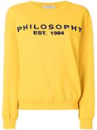 Philosophy Di Lorenzo Serafini Logo Sweatshirt - Yellow & Orange