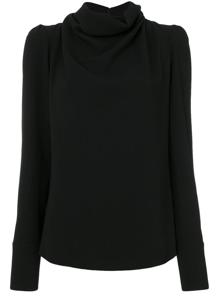 Maison Margiela Cowl Neck Blouse - Black