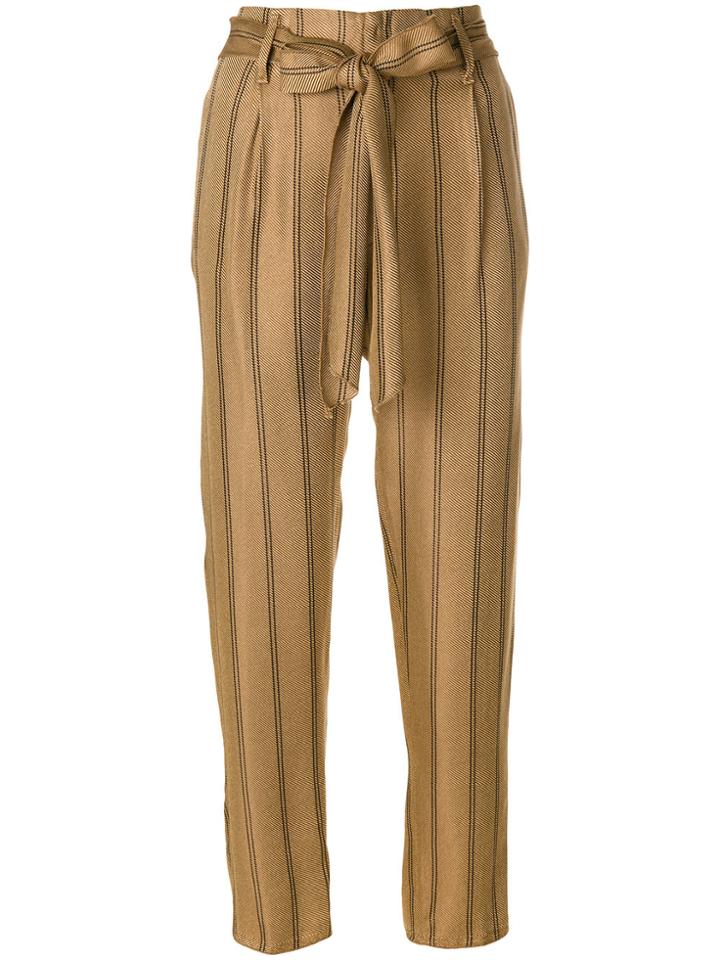 Haider Ackermann High-waisted Trousers - White