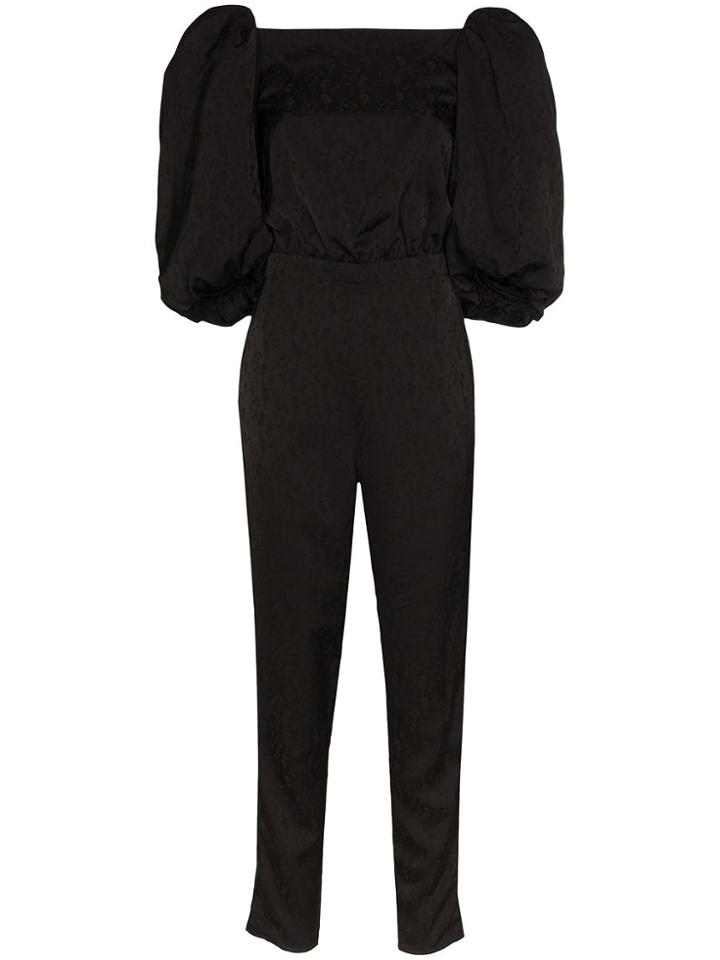 Johanna Ortiz Cosmic Jacquard Jumpsuit - Black