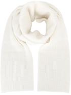 Barbara Bui Ribbed Knitted Scarf, Women's, Nude/neutrals, Merino