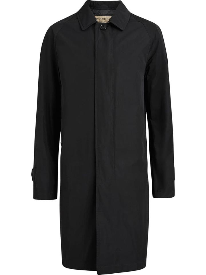 Burberry Shape-memory Taffeta Car Coat With Warmer - Black