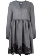 P.a.r.o.s.h. 'leena' Dress, Women's, Size: Small, Grey, Acrylic/polyester/wool/virgin Wool
