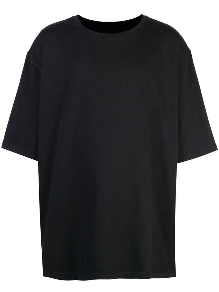 Warren Lotas Oversized Back Print T-shirt - Black