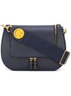 Anya Hindmarch - Detachable Strap Crossbody Bag - Women - Calf Leather - One Size, Women's, Blue, Calf Leather