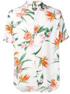 Gitman Vintage Floral Print Shirt - White