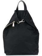 Jil Sander Clip Top Backpack - Black